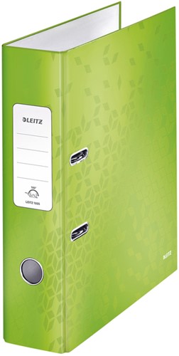 Ordner Leitz Wow 180° gelamineerd 80mm A4 groen-2