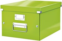 Opbergdoos Leitz Click & Store WOW middel gerecycled karton 281x200x370mm groen