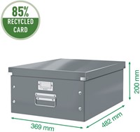 Opbergdoos Leitz Click & Store WOW groot 369x200x482mm geel-4