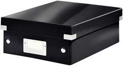 Sorteerbox Leitz WOW Click & Store 220x100x282mm gerecycled karton zwart