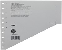 Scheidingsbladen Leitz A4 karton 200gr 11-gaats grijs 100 stuks