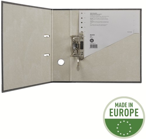 Scheidingsbladen Leitz A4 karton 200gr 11-gaats grijs 100 stuks-1