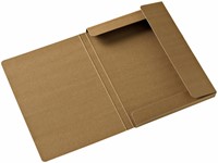 Elastobox Kraft Line A4 3 kleppen bruin-2