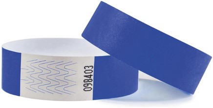 Polsband Combicraft Tyvek blauw 100 stuks