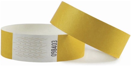 Polsband Combicraft Tyvek geel 100 stuks