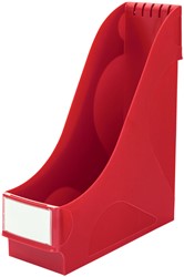 Tijdschriftencassette Leitz extra breed rood