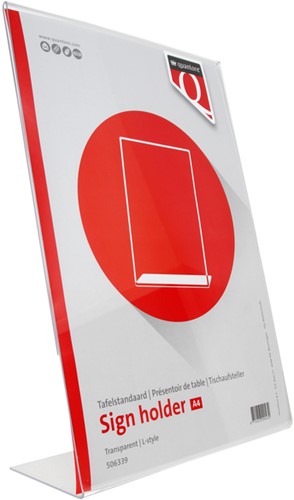 Kaarthouder Quantore A4 L-staand-5