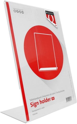 Kaarthouder Quantore A5 L-staand-5