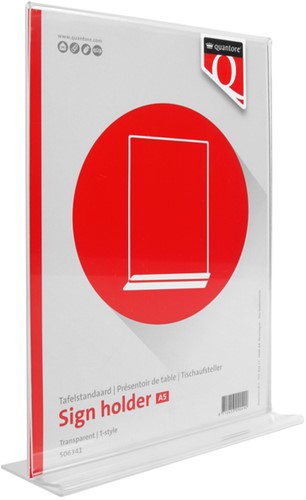 Kaarthouder Quantore A5 T-staand-3