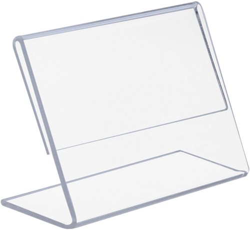 Kaarthouder Europel L-standaard A7 liggend acryl-2