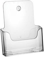Folderhouder Europel tafel/wand A4 41mm transparant-3