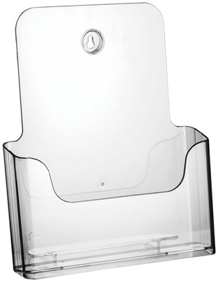 Folderhouder Europel tafel/wand A4 41mm transparant-3