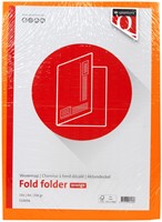 Vouwmap Quantore A4 ongelijke zijde 250gr oranje-2