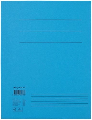 Dossiermap Quantore A4 300gr blauw