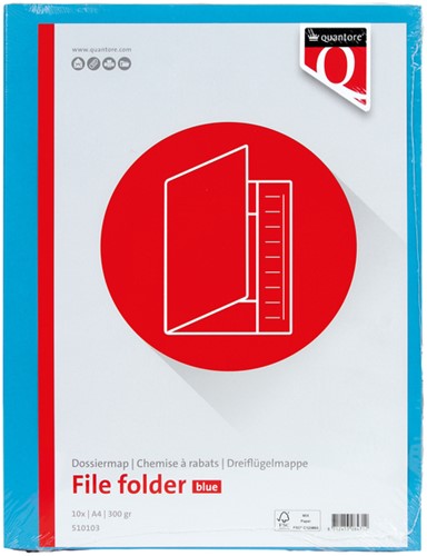 Dossiermap Quantore A4 250gr blauw-2