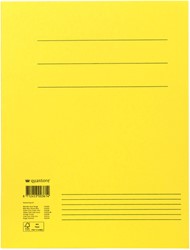 Dossiermap Quantore A4 250gr geel