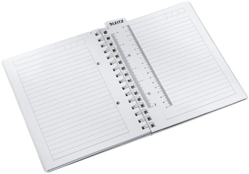 Notitieboek Leitz WOW A5 spiraal 160 pagina's lijn blauw-8
