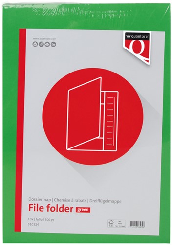 Dossiermap Quantore folio 250gr groen-2