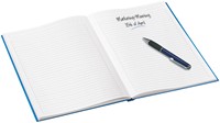 Notitieboek Leitz WOW A4 160blz 90gr lijn blauw-2