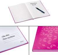 Notitieboek Leitz WOW A5 160blz 90gr lijn roze-2