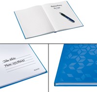 Notitieboek Leitz WOW A5 160blz 90gr lijn blauw-4