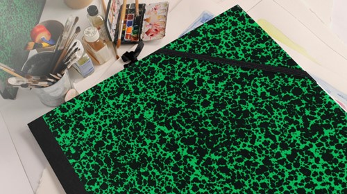 Tekenmap Canson Studio Annonay elastieksluiting 280x380mm groen-3