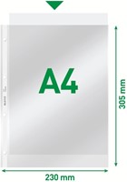 Showtas Leitz Premium standaard copy safe 0.09mm 4-gaats PVC A4 glashelder 100 stuks-5