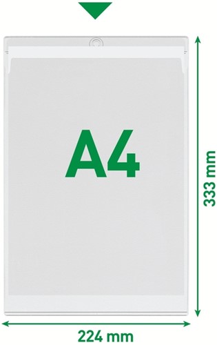 Insteekmap U-model Leitz Premium met ophangoog 0.20mm PVC A4 transparant 50 stuks-7