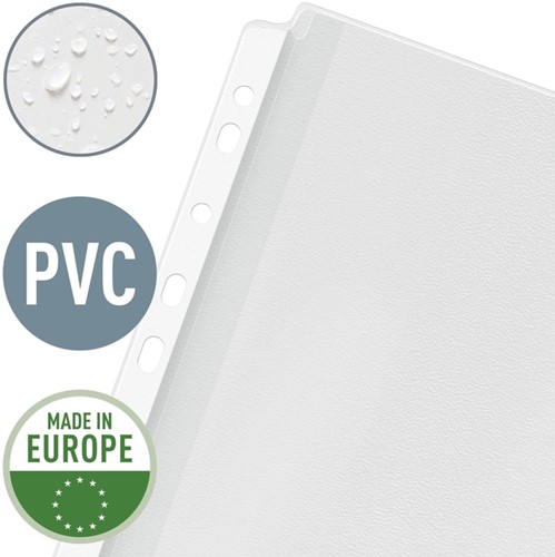 Showtas Leitz Premium copy safe 0.17mm PVC Expansievouw glashelder 10 stuks-10