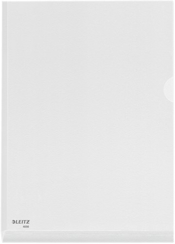 Insteekmap L-model Leitz premium A4 0.17mm PVC met expansievouw nerf 5 stuks