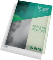 Insteekmap L-model Leitz premium A4 0.17mm PVC met expansievouw nerf 5 stuks-1