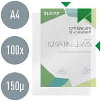 Insteekmap L-model Leitz Premium lasnaad copy safe 0.15mm PVC A4 transparant 100 stuks-9