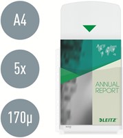 Harmonica showtas Leitz Premium met klep 0.17mm PVC A4 5 stuks-5