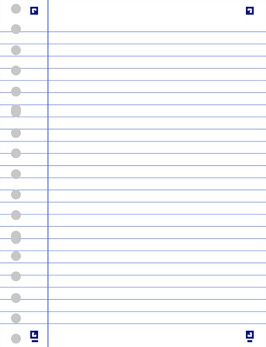 Interieur Oxford A5 17-gaats lijn 100vel-2