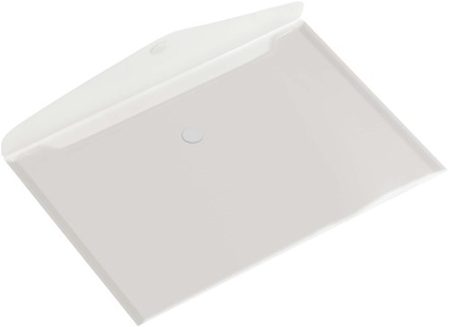 Enveloptas Europel A5 250x180mm dwars transparant wit