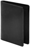 Schrijfmap van der Spek A6 buffelleer zwart-3