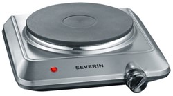 Kookplaat Severin KP1092 elektrisch enkel zilver