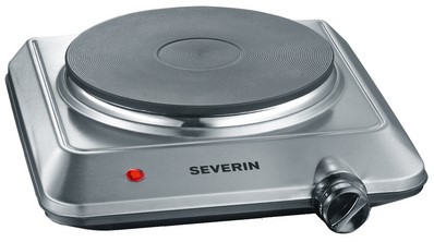 Kookplaat Severin KP1092 elektrisch enkel zilver
