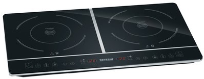 Kookplaat Severin DK1031 inductie 3400 watt dubbel zwart