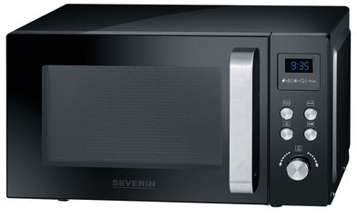 Magnetron Severin MW 7752 900 watt Grill- en heteluchtfunctie zwart