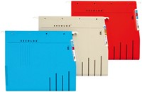 Hangmap Djois Secolor recycled lateraal voor legbord rood-3