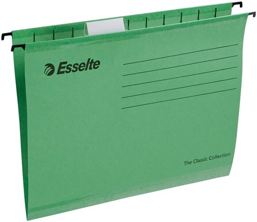 Hangmap Esselte Classic A4 V-bodem 345x240mm groen-3