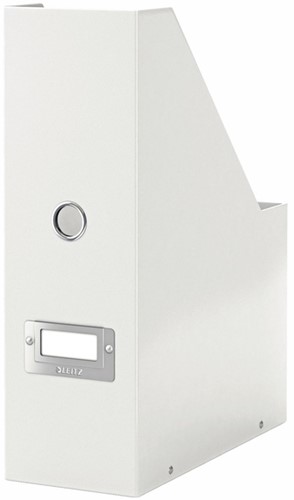 Tijdschriftencassette Leitz WOW click & store gerecycled karton wit-3