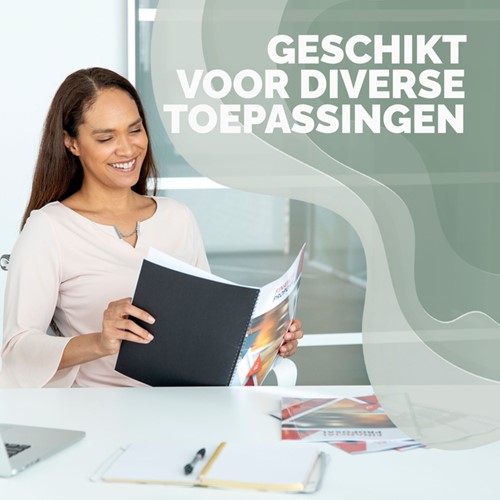 Voorblad Fellowes A4 PVC 240micron recycled 100 stuks-3