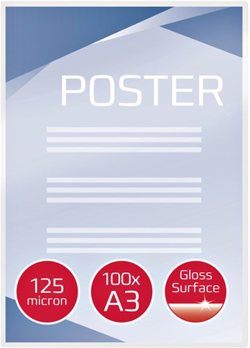 Lamineerhoes GBC A3 2x125micron 100 stuks-2