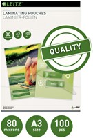 Lamineerhoes Leitz iLAM A3 2x80micron EVA 100 stuks-2