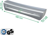 Lamineermachine Leitz iLAM Home Office A3 grijs-9