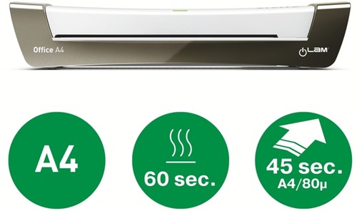 Lamineermachine Leitz iLAM Office A4 zilver-4