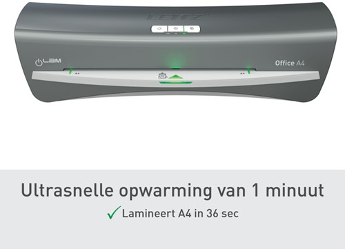 Lamineermachine Leitz iLAM Office A4 zilver-7