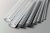 Bindrug GBC 6mm 21-rings A4 wit 100 stuks-2